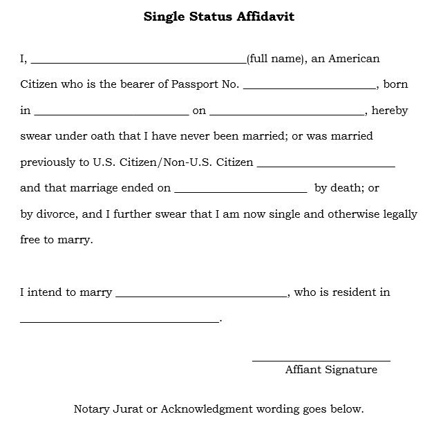 Single Status Apostille — California Apostille